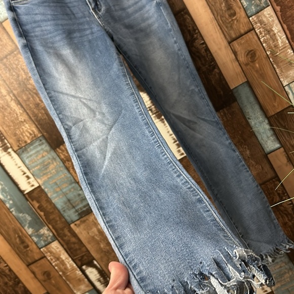 Kancan 3/25 skinny fringe bottom jeans - Picture 6 of 13